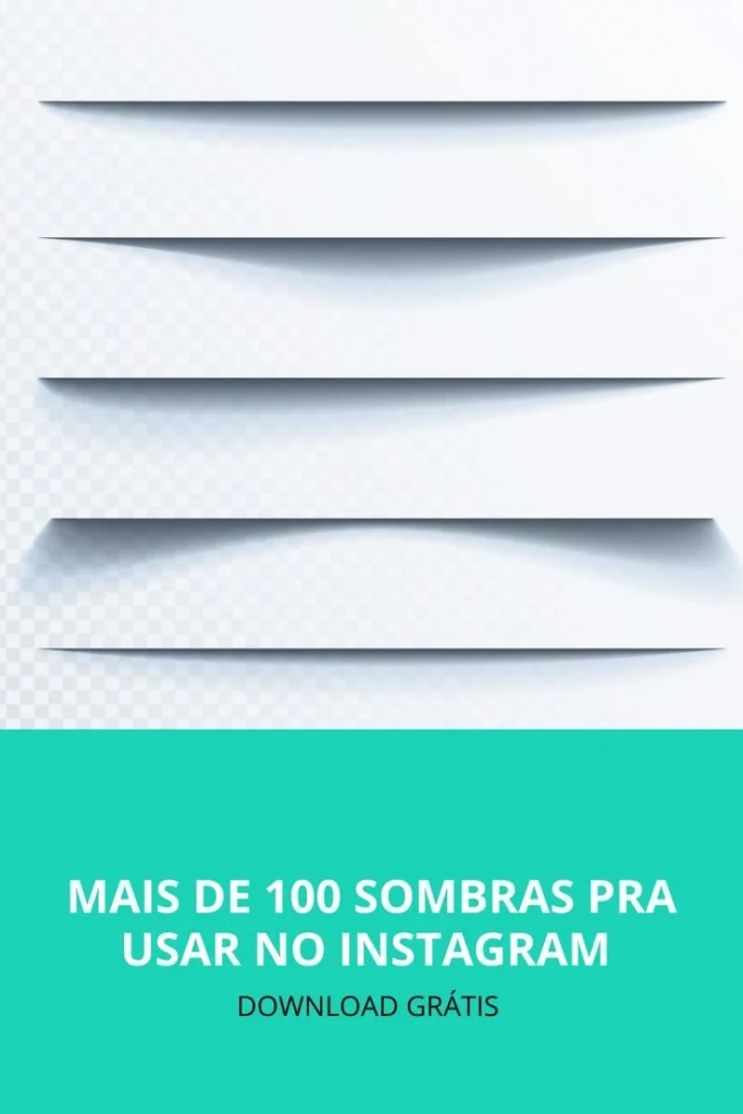 Pack de Sombras para Stories em PNG com mais de 100 opções de sombras, stykers e efeitos gratuitos para personalizar seus stories no Instagram.