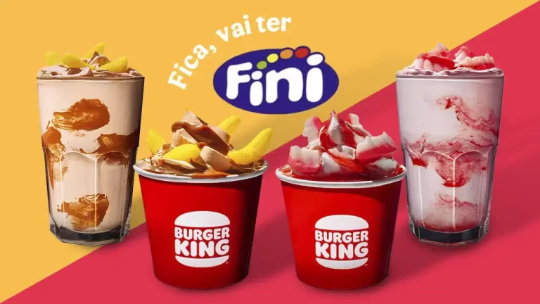 Fini e BK: Fini Surpreende com Sobremesas de Verão Exclusivas em Parceria com Burguer King
